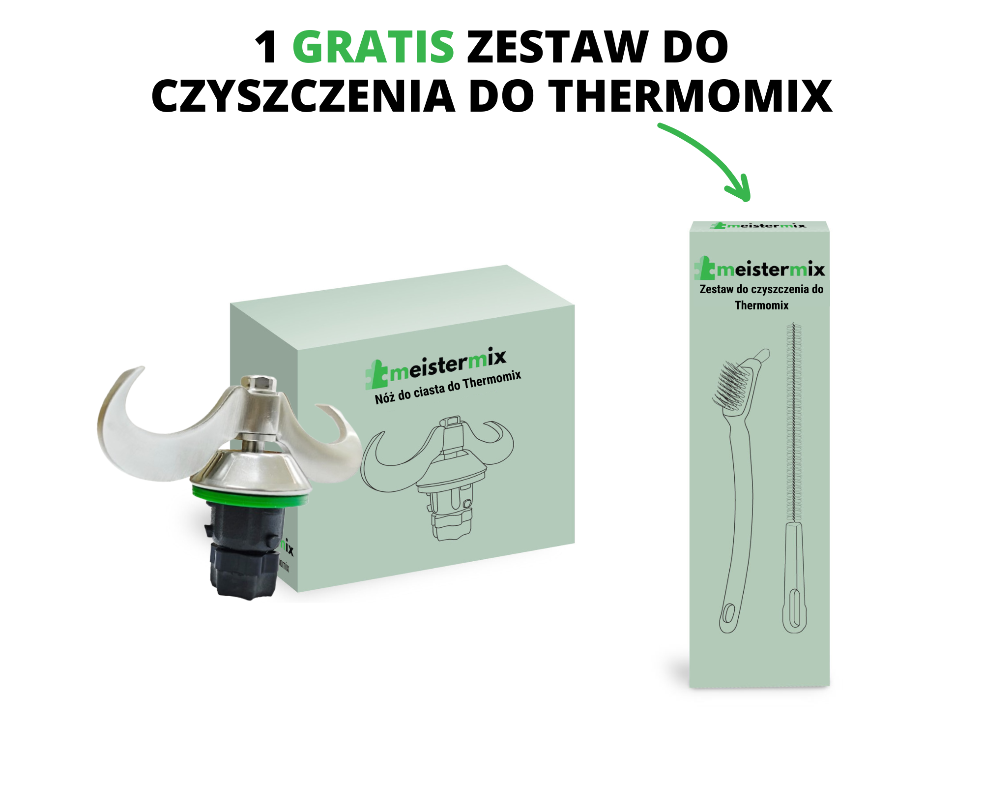 Patix - Nóż do Ciasta do Thermomix (+1 Dodatkowe Akcesorium GRATIS)