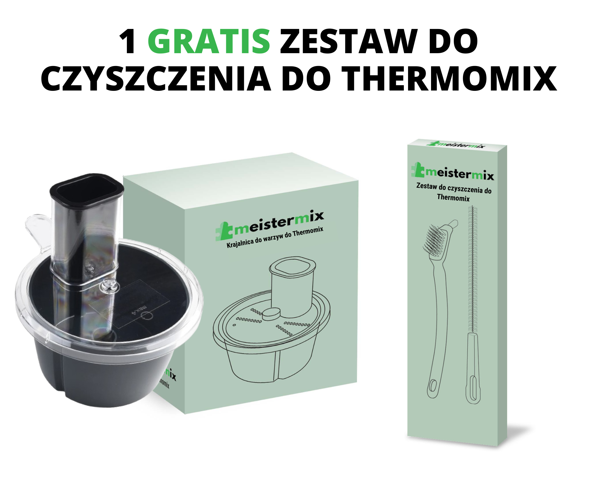Coupix – Krajalnica do Warzyw do Thermomix (+ 1 DODATKOWE akcesorium GRATIS)