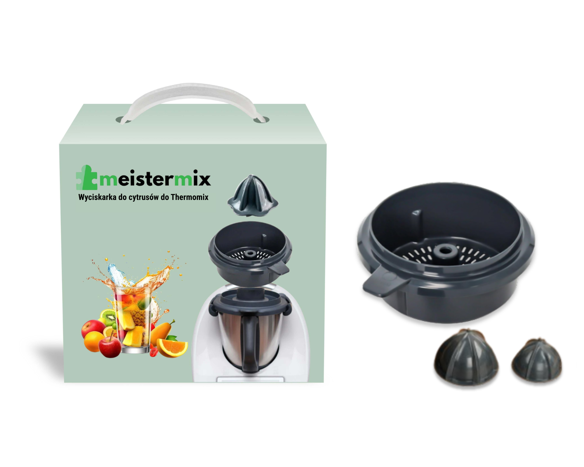 Pressix – Wyciskarka do soków do Thermomix (+1 DODATKOWE akcesorium GRATIS)