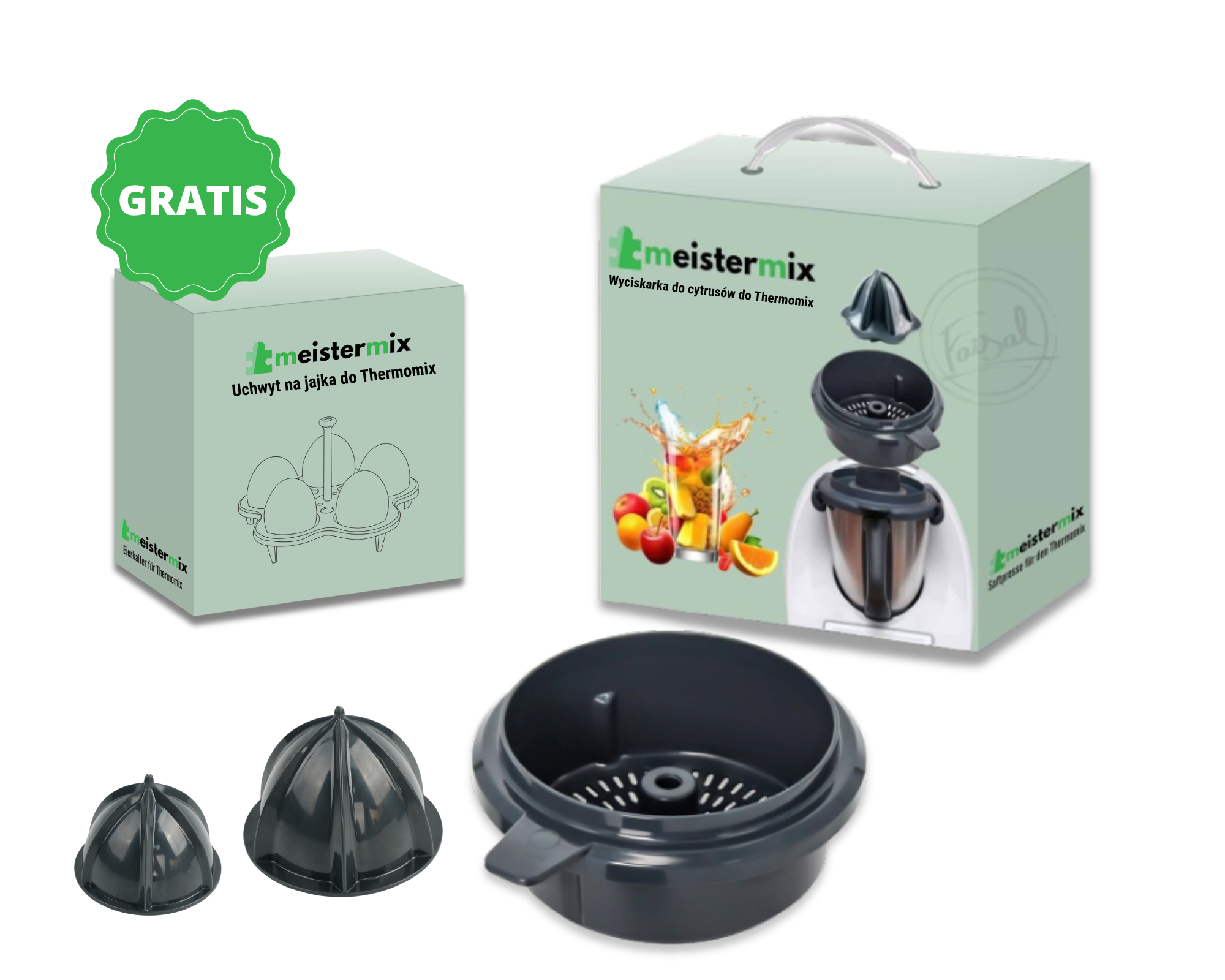 Pressix – Wyciskarka do soków do Thermomix (+1 DODATKOWE akcesorium GRATIS)