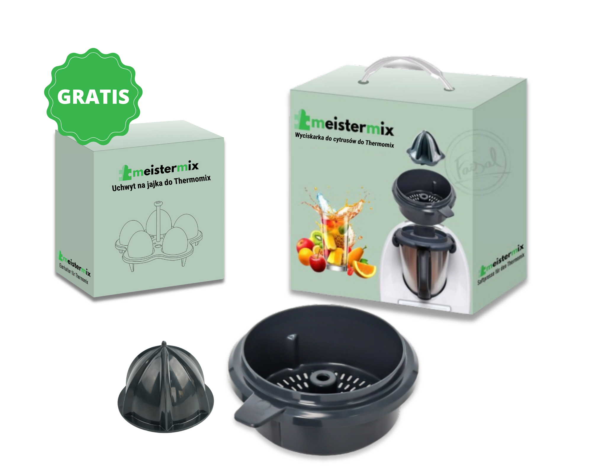 Pressix – Wyciskarka do soków do Thermomix (+1 DODATKOWE akcesorium GRATIS)