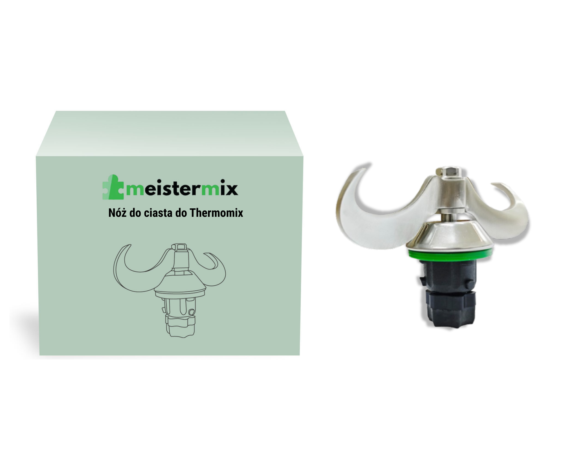 Patix - Nóż do Ciasta do Thermomix (+1 Dodatkowe Akcesorium GRATIS)